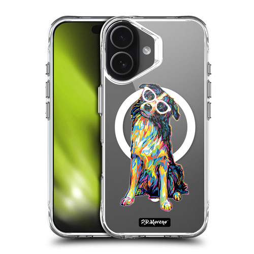 P.D. Moreno Gothic Art Border Collie SHOCKPROOF BUMPER CASE COMPATIBLE WITH Apple iPhone 17 & MAGSAFE