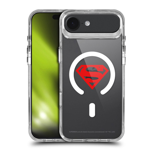 Superman DC Comics Logos and Comics Red Logo SHOCKPROOF BUMPER CASE COMPATIBLE WITH Apple iPhone 17 Air & MAGSAFE