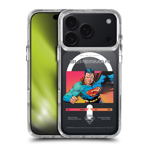 Superman DC Comics Logos and Comics Gradient SHOCKPROOF BUMPER CASE COMPATIBLE WITH Apple iPhone 17 Pro & MAGSAFE