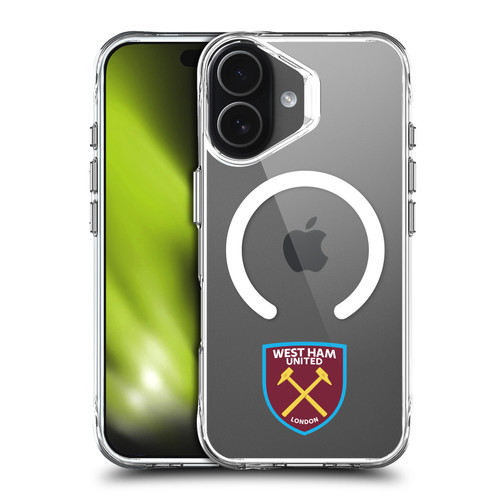 West Ham United FC Logo Icon Crest Minimalist SHOCKPROOF BUMPER CASE COMPATIBLE WITH Apple iPhone 17 & MAGSAFE