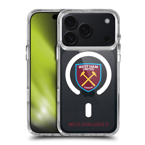 West Ham United FC Logo Icon Crest Logotype SHOCKPROOF BUMPER CASE COMPATIBLE WITH Apple iPhone 17 Pro & MAGSAFE