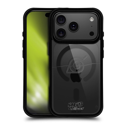 Naruto Shippuden Characters & Icons Itachi Headband BLACK SHOCKPROOF BUMPER CASE COMPATIBLE WITH Apple iPhone 17 Pro & MAGSAFE