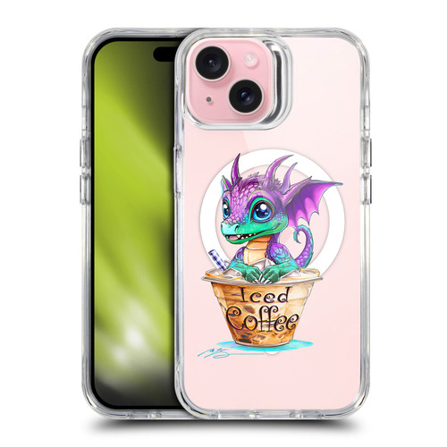 Ruth Thompson Cups and Dragons Iced Coffee SHOCKPROOF BUMPER CASE COMPATIBLE WITH Apple iPhone 15 & MAGSAFE