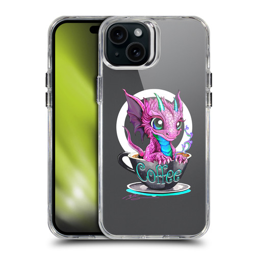 Ruth Thompson Cups and Dragons Coffee SHOCKPROOF BUMPER CASE COMPATIBLE WITH Apple iPhone 15 Plus & MAGSAFE