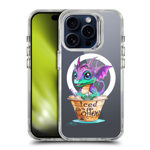 Ruth Thompson Cups and Dragons Iced Coffee SHOCKPROOF BUMPER CASE COMPATIBLE WITH Apple iPhone 15 Pro & MAGSAFE
