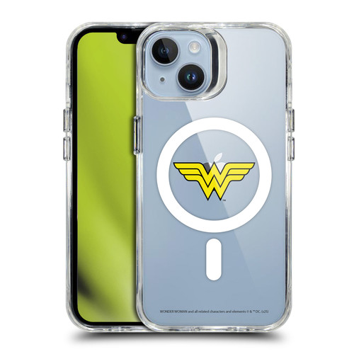 Wonder Woman DC Comics Logos and Comics Classic SHOCKPROOF BUMPER CASE COMPATIBLE WITH Apple iPhone 14 & MAGSAFE
