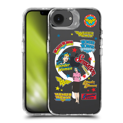 Wonder Woman DC Comics Logos and Comics Icons SHOCKPROOF BUMPER CASE COMPATIBLE WITH Apple iPhone 16e / Apple iPhone 17e & MAGSAFE