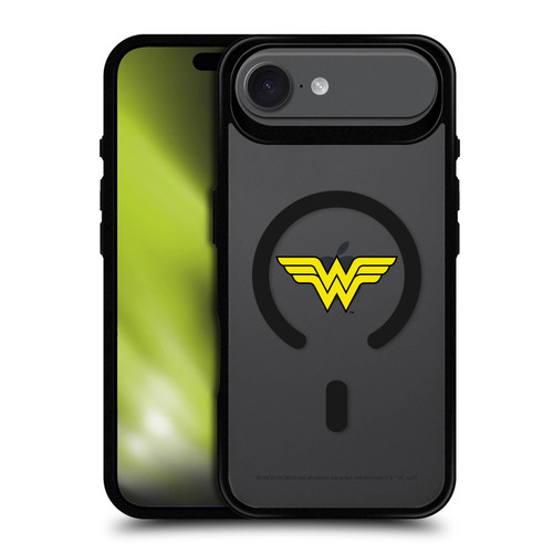 Wonder Woman DC Comics Logos and Comics Classic BLACK SHOCKPROOF BUMPER CASE COMPATIBLE WITH Apple iPhone 17 Air & MAGSAFE
