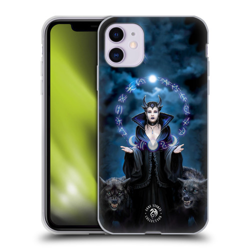 Anne Stokes Fantasy Characters Moon Witch Soft Gel Case for Apple iPhone 11