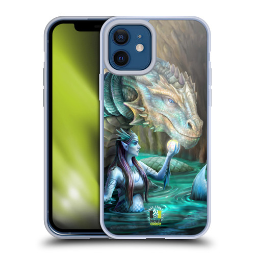Anne Stokes Fantasy Characters Merfolk Dragon Soft Gel Case for Apple iPhone 12 / iPhone 12 Pro & MagSafe