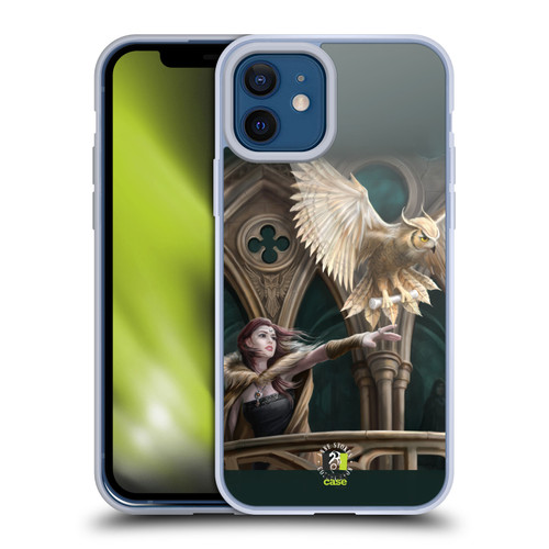 Anne Stokes Fantasy Characters Owl Messenger Soft Gel Case for Apple iPhone 12 / iPhone 12 Pro & MagSafe