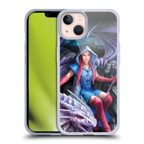 Anne Stokes Fantasy Characters Dragon Mage Throne Soft Gel Case for Apple iPhone 13 & MagSafe
