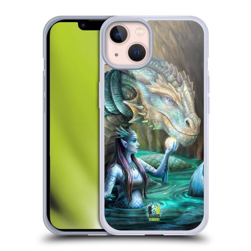 Anne Stokes Fantasy Characters Merfolk Dragon Soft Gel Case for Apple iPhone 13 & MagSafe