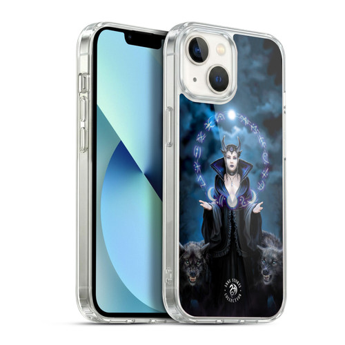 Anne Stokes Fantasy Characters Moon Witch Soft Gel Case for Apple iPhone 13