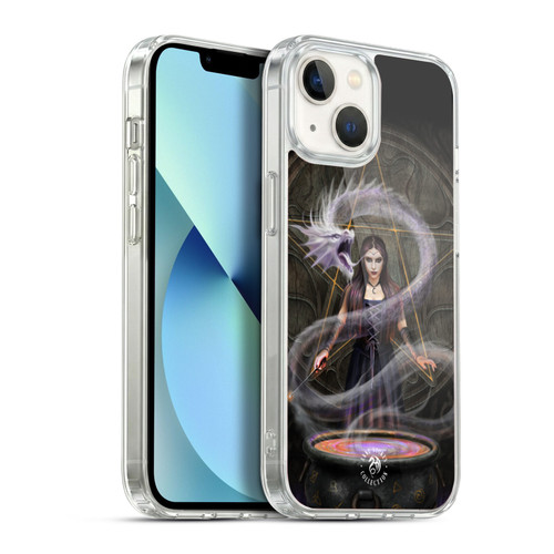 Anne Stokes Fantasy Characters The Summoning Dragon Soft Gel Case for Apple iPhone 13