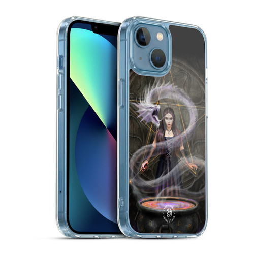 Anne Stokes Fantasy Characters The Summoning Dragon Soft Gel Case for Apple iPhone 13 Mini & MagSafe