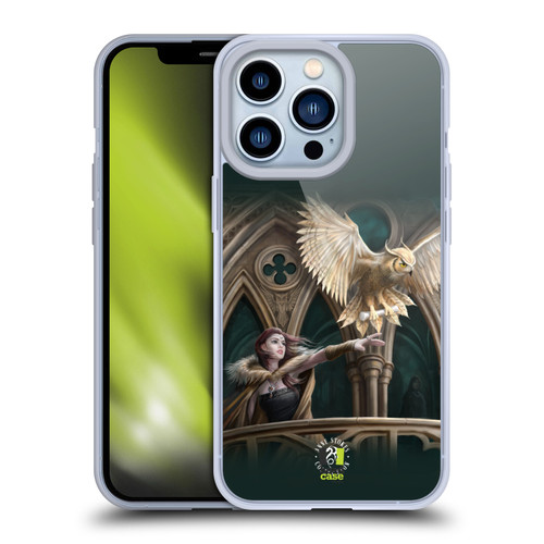 Anne Stokes Fantasy Characters Owl Messenger Soft Gel Case for Apple iPhone 13 Pro & MagSafe