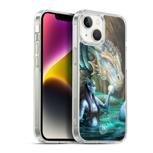 Anne Stokes Fantasy Characters Merfolk Dragon Soft Gel Case for Apple iPhone 14 & MagSafe