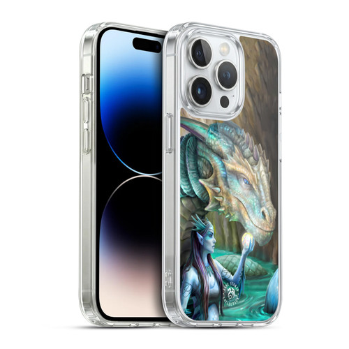 Anne Stokes Fantasy Characters Merfolk Dragon Soft Gel Case for Apple iPhone 14 Pro & MagSafe