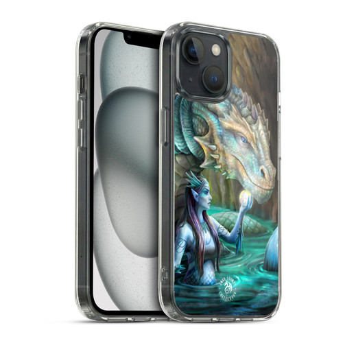 Anne Stokes Fantasy Characters Merfolk Dragon Soft Gel Case for Apple iPhone 15 & MagSafe