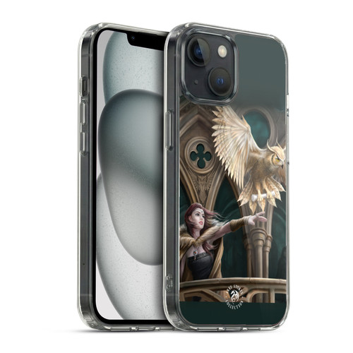 Anne Stokes Fantasy Characters Owl Messenger Soft Gel Case for Apple iPhone 15 & MagSafe