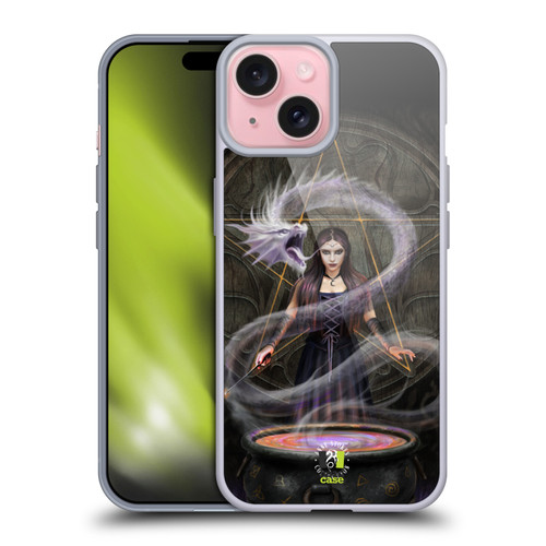 Anne Stokes Fantasy Characters The Summoning Dragon Soft Gel Case for Apple iPhone 15 & MagSafe