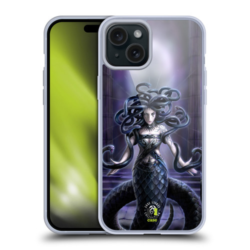 Anne Stokes Fantasy Characters Serpents Spell Soft Gel Case for Apple iPhone 15 Plus & MagSafe