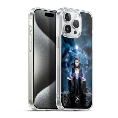 Anne Stokes Fantasy Characters Moon Witch Soft Gel Case for Apple iPhone 15 Pro Max & MagSafe