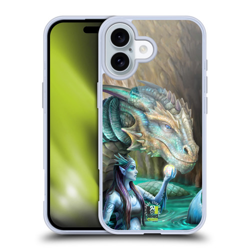 Anne Stokes Fantasy Characters Merfolk Dragon Soft Gel Case for Apple iPhone 16 & MagSafe