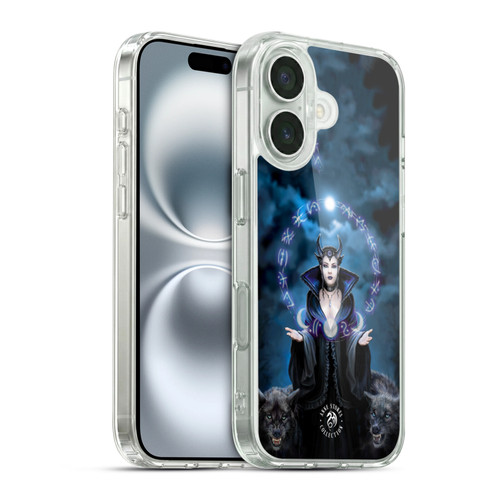 Anne Stokes Fantasy Characters Moon Witch Soft Gel Case for Apple iPhone 16 & MagSafe