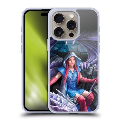 Anne Stokes Fantasy Characters Dragon Mage Throne Soft Gel Case for Apple iPhone 16 Pro & MagSafe