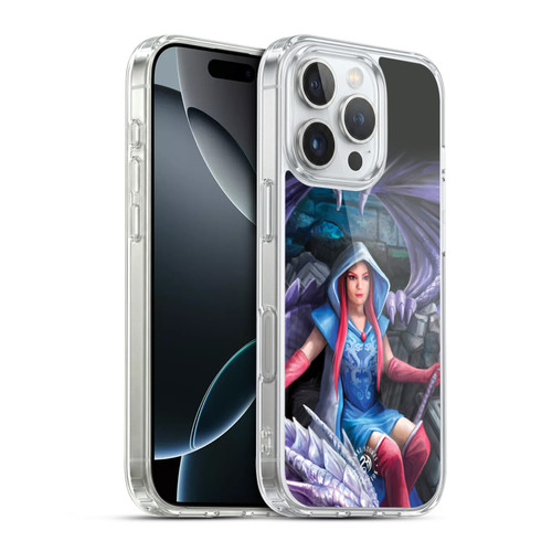 Anne Stokes Fantasy Characters Dragon Mage Throne Soft Gel Case for Apple iPhone 16 Pro & MagSafe