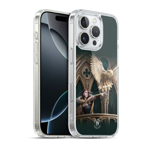 Anne Stokes Fantasy Characters Owl Messenger Soft Gel Case for Apple iPhone 16 Pro & MagSafe