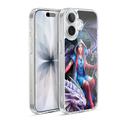 Anne Stokes Fantasy Characters Dragon Mage Throne Soft Gel Case for Apple iPhone 17