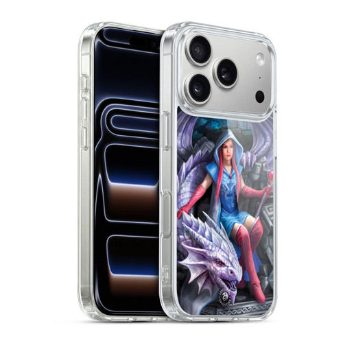 Anne Stokes Fantasy Characters Dragon Mage Throne Soft Gel Case for Apple iPhone 17 Pro