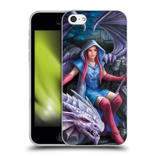 Anne Stokes Fantasy Characters Dragon Mage Throne Soft Gel Case for Apple iPhone 5c