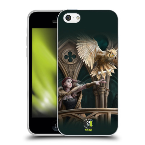 Anne Stokes Fantasy Characters Owl Messenger Soft Gel Case for Apple iPhone 5c