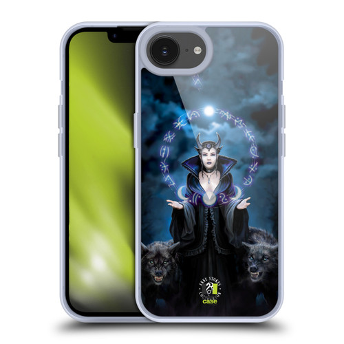 Anne Stokes Fantasy Characters Moon Witch Soft Gel Case for Apple iPhone 16e & MagSafe