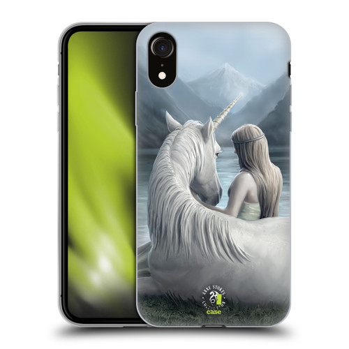 Anne Stokes Fantasy Characters Beyond Words Unicorn Soft Gel Case for Apple iPhone XR
