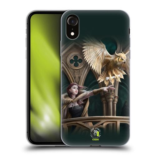 Anne Stokes Fantasy Characters Owl Messenger Soft Gel Case for Apple iPhone XR