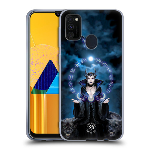 Anne Stokes Fantasy Characters Moon Witch Soft Gel Case for Samsung Galaxy M30s (2019)/M21 (2020)
