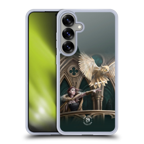 Anne Stokes Fantasy Characters Owl Messenger Soft Gel Case for Samsung Galaxy S25+ & MagSafe