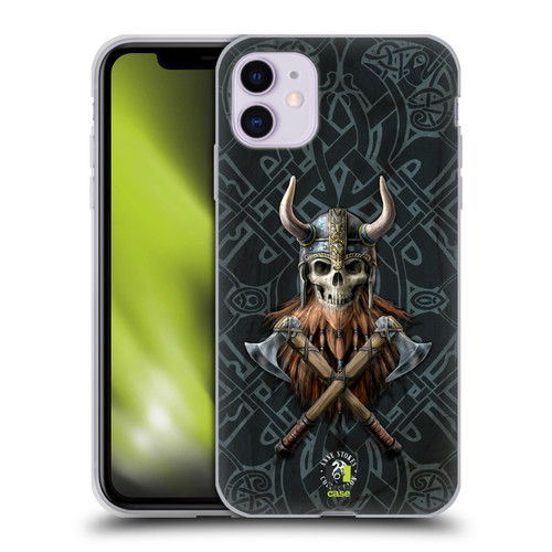 Anne Stokes Fantasy Collection Viking Skull Soft Gel Case for Apple iPhone 11