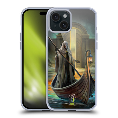 Anne Stokes Fantasy Collection Ferryman Soft Gel Case for Apple iPhone 15 Plus & MagSafe