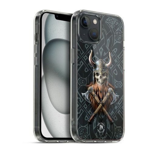 Anne Stokes Fantasy Collection Viking Skull Soft Gel Case for Apple iPhone 15 Plus & MagSafe
