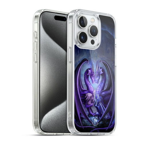 Anne Stokes Fantasy Collection Raising Dragons Soft Gel Case for Apple iPhone 15 Pro & MagSafe