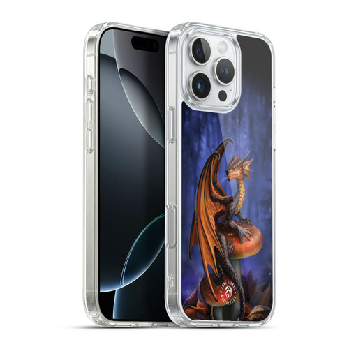 Anne Stokes Fantasy Collection Mushroom Dragon Soft Gel Case for Apple iPhone 16 Pro Max & MagSafe