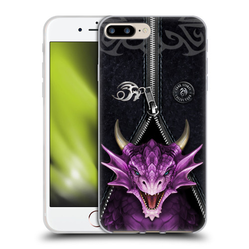 Anne Stokes Fantasy Collection Unzipped Dragon Soft Gel Case for Apple iPhone 7 Plus / iPhone 8 Plus & MagSafe
