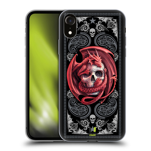 Anne Stokes Fantasy Collection Skull Embrace Soft Gel Case for Apple iPhone XR