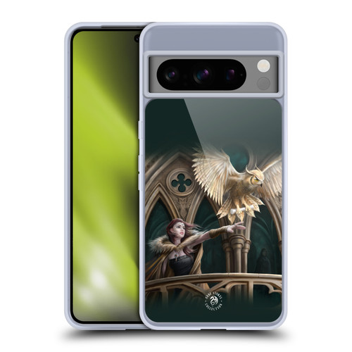Anne Stokes Fantasy Characters Owl Messenger Soft Gel Case for Google Pixel 8 Pro